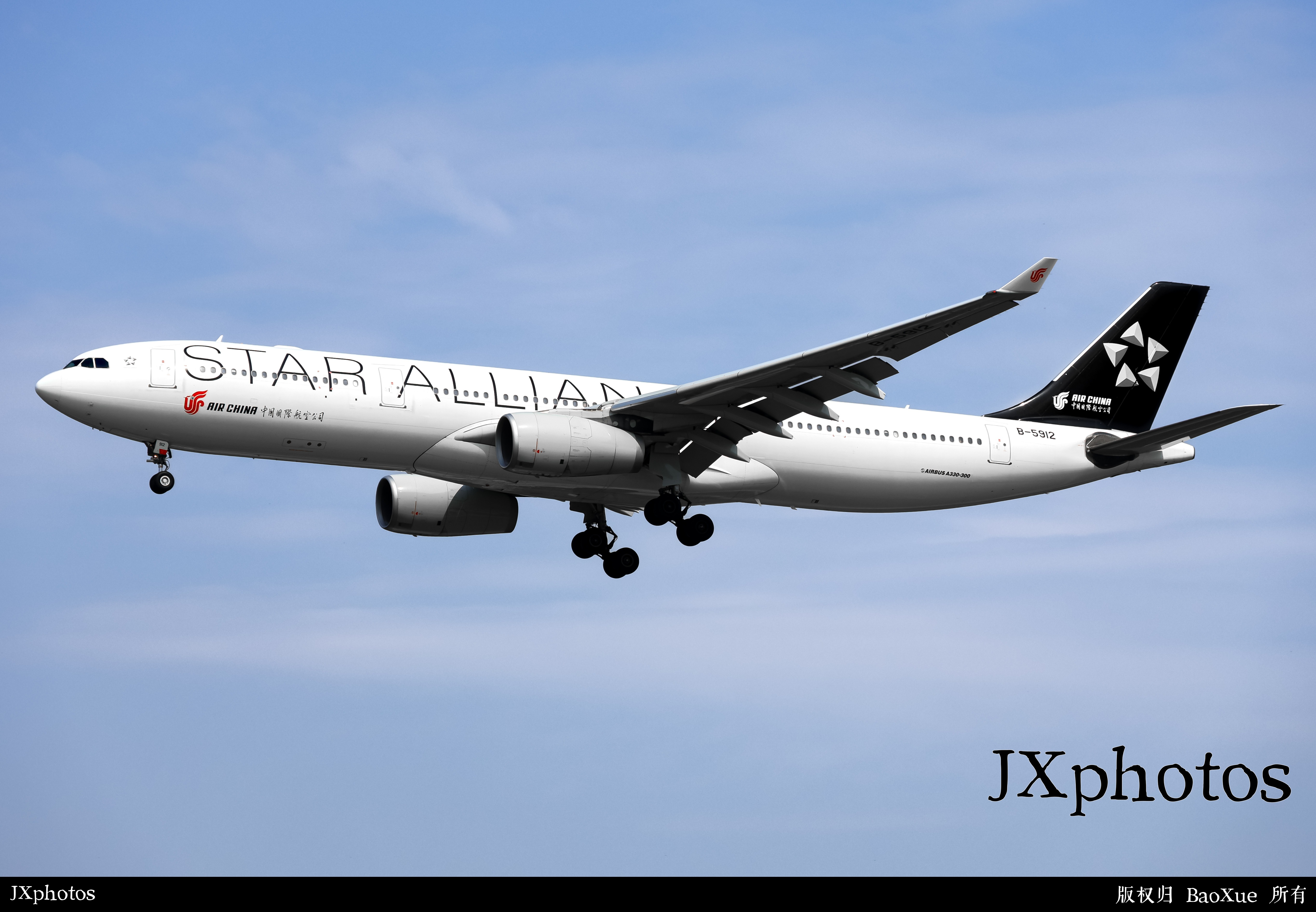 中国国际航空 空客A330 “星空联盟”｜B-5912