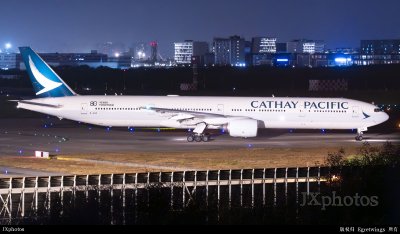 国泰航空80周年小贴纸773